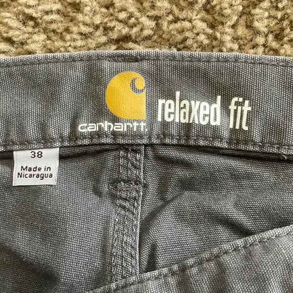 Men’s Carhartt gray carpenter utility work shorts Sz 38 - Picture 16 of 16